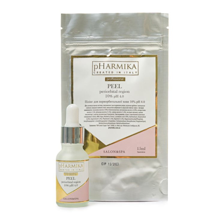 Пилинг для периорбитальной зоны 10% рН 4.0, 15мл бренд - pHARMIKA | Купить на ❤️ DKBeauty - профессиональная косметика ❤️ | ☎ +38 067 763 47 78 Пилинг для периорбитальной зоны 10% рН 4.0, 15мл бренд - pHARMIKA | Купить на ❤️ DKBeauty - профессиональная косметика ❤️ | ☎ +38 067 763 47 78