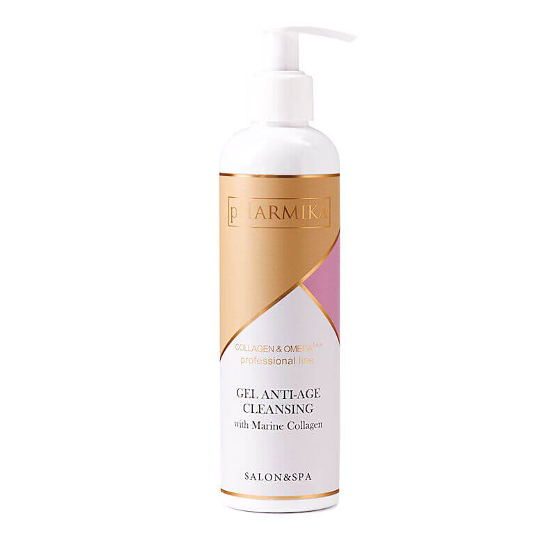гель для вмивання Anti-Age із морським колагеном, 250мл Anti-Age Cleansing Gel with Marine Collagen, 250ml